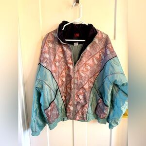 Vintage Patterned Women's Jacket New York classics large
